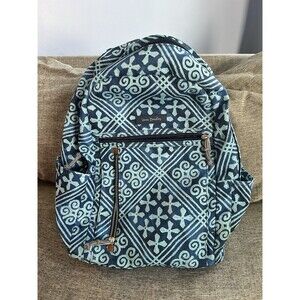 Vera Bradley Campus Tech Backpack Cuban Tiles College Work Laptop Bag